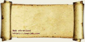 Jelisava Varinac vizit kartica